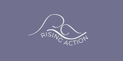 Logotipo color de Rising Action