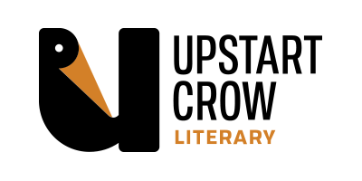Logotipo a color de Upstart Crow Literary